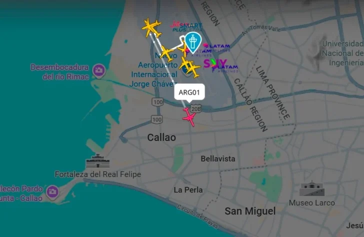 Milei ya está nuevamente en viaje a Estados Unidos tras la imprevista escala en Lima