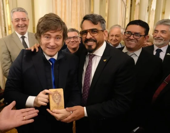 Javier Milei encabezó un acto por el Día de las Iglesias Evangélicas