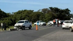 Un motociclista murió tras un doble choque mientras se dirigía a Miramar
