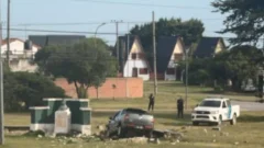 Dos muertes en un accidente de auto: el conductor se descompensó