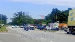 Accidente de tránsito en Ruta 88 y cruce con Ruta 77