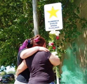 Se colocó Estrella Amarilla en memoria de Florencia Spada