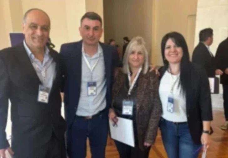 Libertarios locales con Karina Milei en Mar del Plata