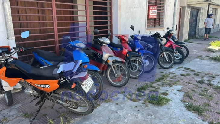 Secuestraron varias motos en un operativo de control vehicular