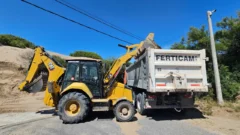 Siguen los trabajos de mantenimiento en la zona portuaria