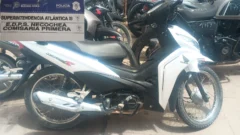 Secuestran una moto robada y aprehenden a un menor durante un operativo