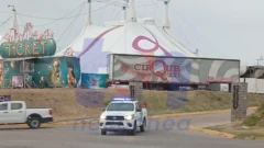 Artista de circo cayó desde cuatro metros y fue trasladada al Hospital