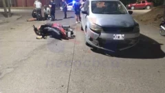 Una mujer herida en un accidente en 18 y 63.