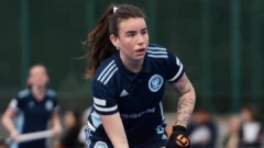 Visita especial de Agustina Arista y clínica de hockey esta tarde en Del Valle