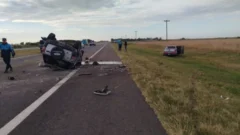 Tragedia en la Ruta 2: un joven de 20 años murió tras un violento choque frontal