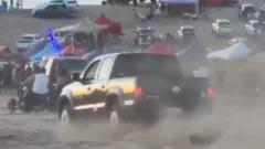 Video: corrió una picada en Villa Gesell y fue detenido