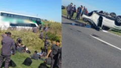 Tragedia: dos muertos y múltiples heridos tras un choque entre un colectivo y una camioneta