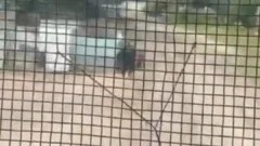 Video: un policía salvó a un niño de 3 años segundos antes de ser atropellado por un tren