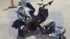 Choque y heridos en la esquina de 74 y 65