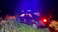 Accidente en la Ruta 88: conductor resultó herido tras chocar contra un puente