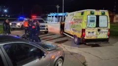 Choque en avenida 59 y 16: una motociclista resultó herida