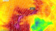 Alerta por ciclogénesis en Necochea y la región: ráfagas de 90 km/h y marcado descenso térmico