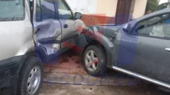 Colisión matutina en la intersección de 63 y 26: solo daños materiales