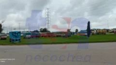 Camioneros autoconvocados se manifestaron en la rotonda de la Ruta 227