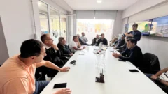 Necochea es una de las ciudades más afectadas por las lluvias y se reunieron para planificar tareas