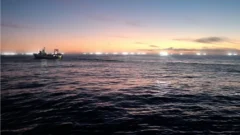 Temporal en el Atlántico Sur obliga a más de 140 pesqueros extranjeros a refugiarse en el Mar Argentino
