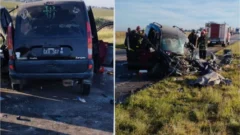 ​Tragedia en la Ruta 33: dos mujeres fallecieron tras un choque entre un camión y un utilitario
