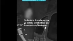 Tenía 2,13 de alcoholemia, lo frenaron en un control y saltó su peor antecedente
