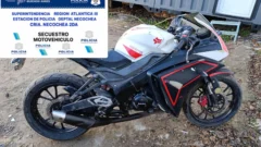 Operativo policial: secuestran una moto con numeraciones suprimidas
