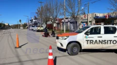 Accidente de tránsito entre un auto y una bicicleta