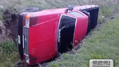Manejaba con 1.81 de alcohol y terminó con la camioneta en el zanjón