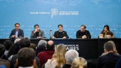 Junto a Kicillof: Rojas fue parte de la presentación del Plan de Prevención y Mitigación del Niño