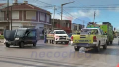 Un conductor resultó herido tras el incendio de su auto en Avenida 91 y 38
