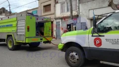 Hubo un incendio en una carpintería de calle 65 entre 62 y 64