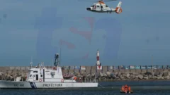 Siguen los simulacros: esta vez se recreó un rescate aéreo