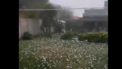 Feroz temporal: la violenta caída de granizo dejó destrozos e importantes pérdidas