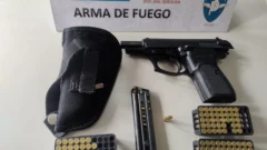 Quequén: un detenido en la Ruta 86 por portación ilegal de arma de fuego
