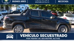 Secuestran una Fiat Strada con pedido de secuestro en la avenida 42