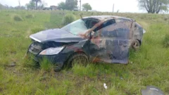 Fuerte vuelco en la ruta 227: una mujer de Necochea sufrió graves heridas